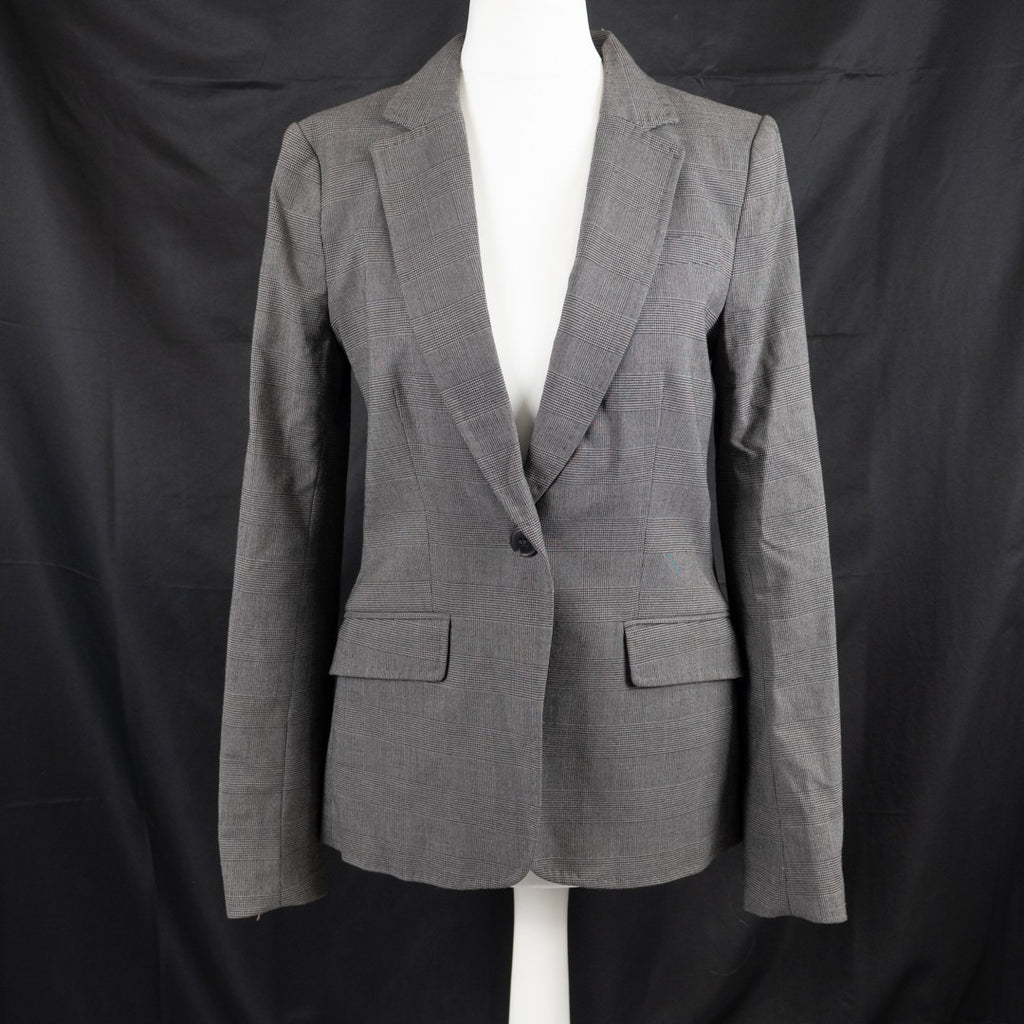 H&amp;M Grey Long Sleeve Size 36 EUR Jacket Pre-Owned