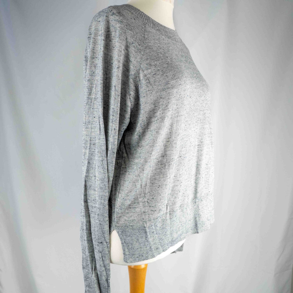 H&amp;M Basics Grey Large Lightweight Jumper New With Tag RRP £9.99