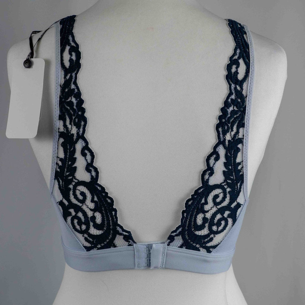 Wacoal Bralette Size S White and Black Floral | NWT