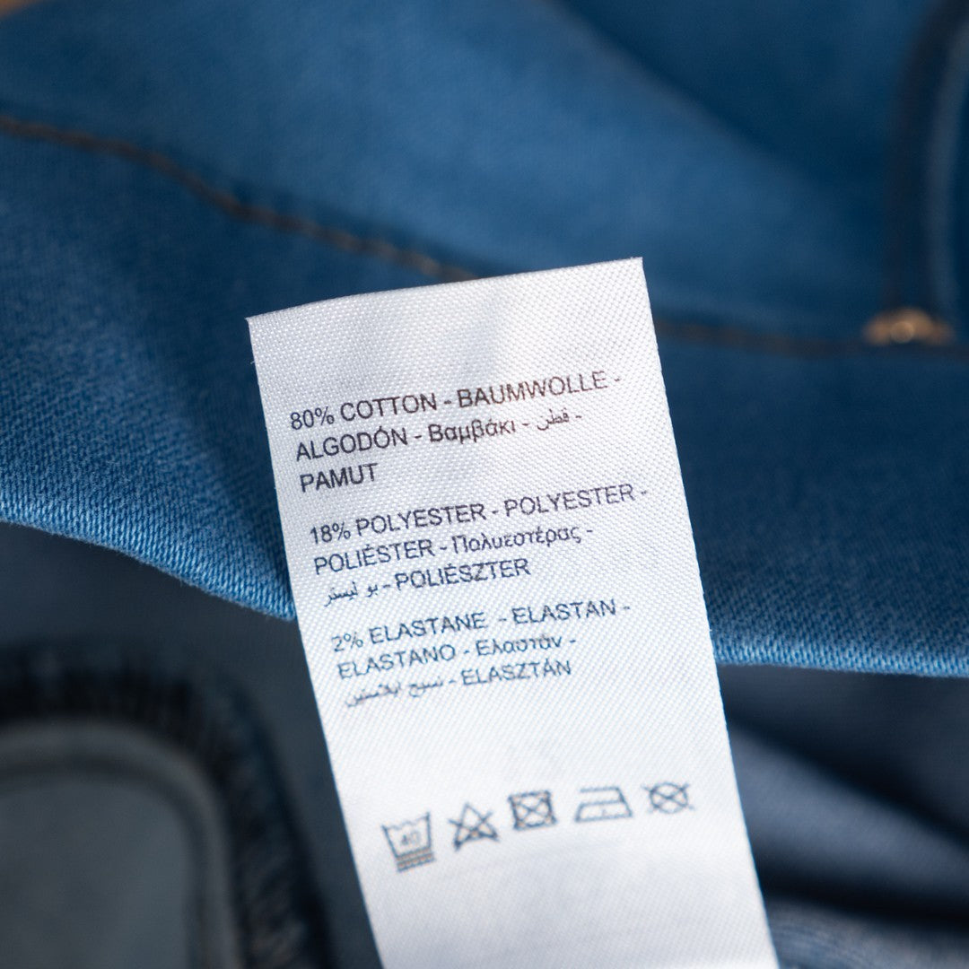 Kate Crop 365 Denim Blue 12 Skinny Jean New With Tags RRP £14.00