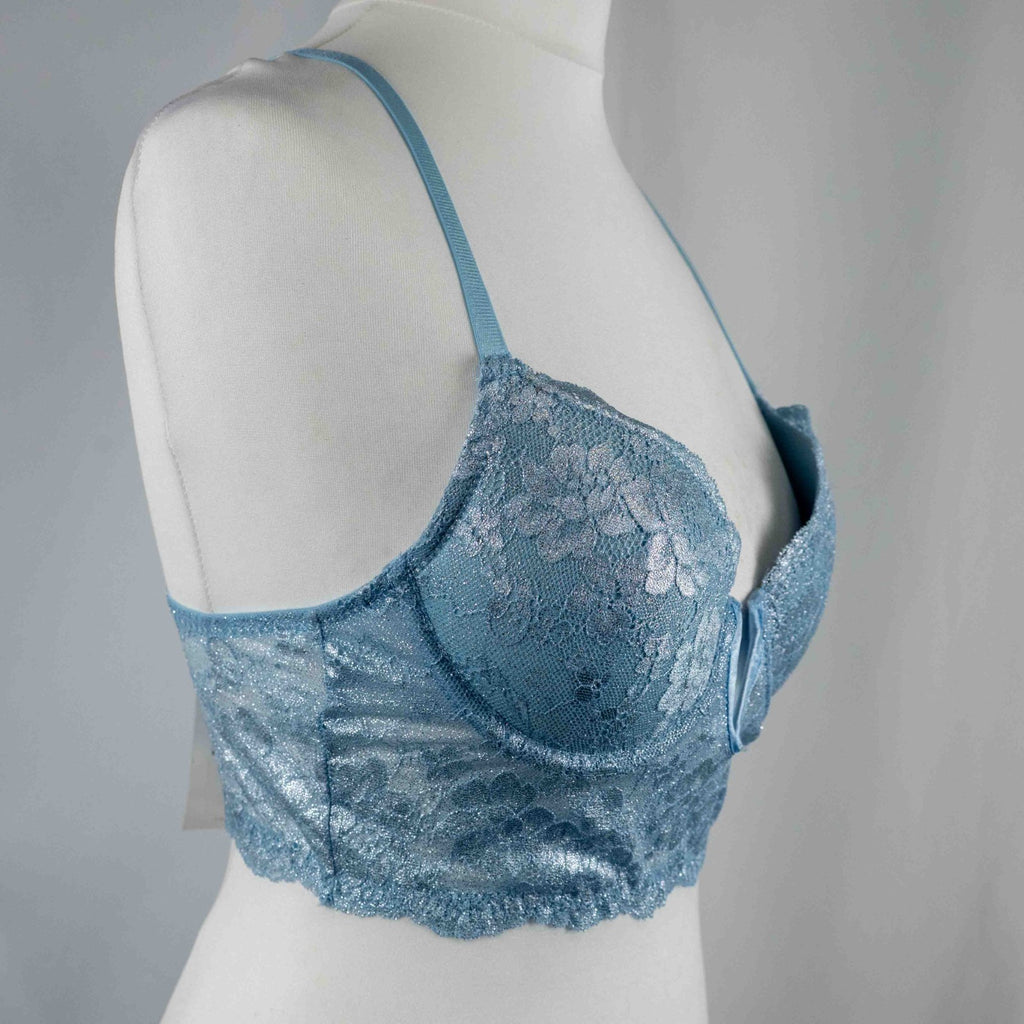 Forever 21 Blue Floral Wired and Padded Bralette Size S | NWT RRP $17.99