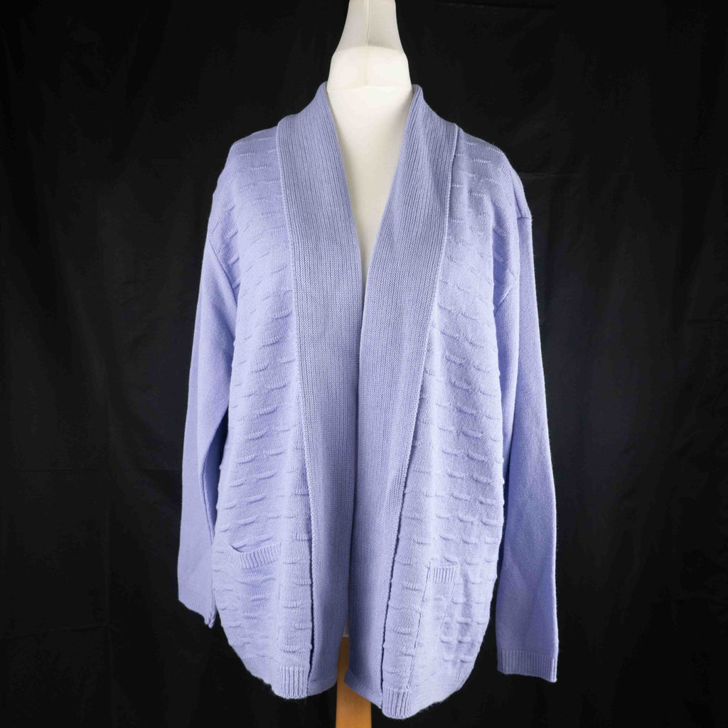 Monique Collection Lilac Line Pattern XXL Cardigan New With Tag RRP £19.00