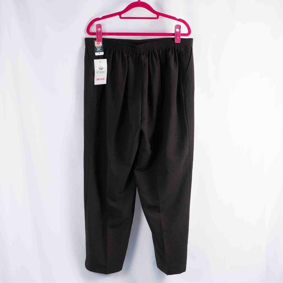 Emma Collection Brown Elasticated 22 Trousers NWT RRP £17.00