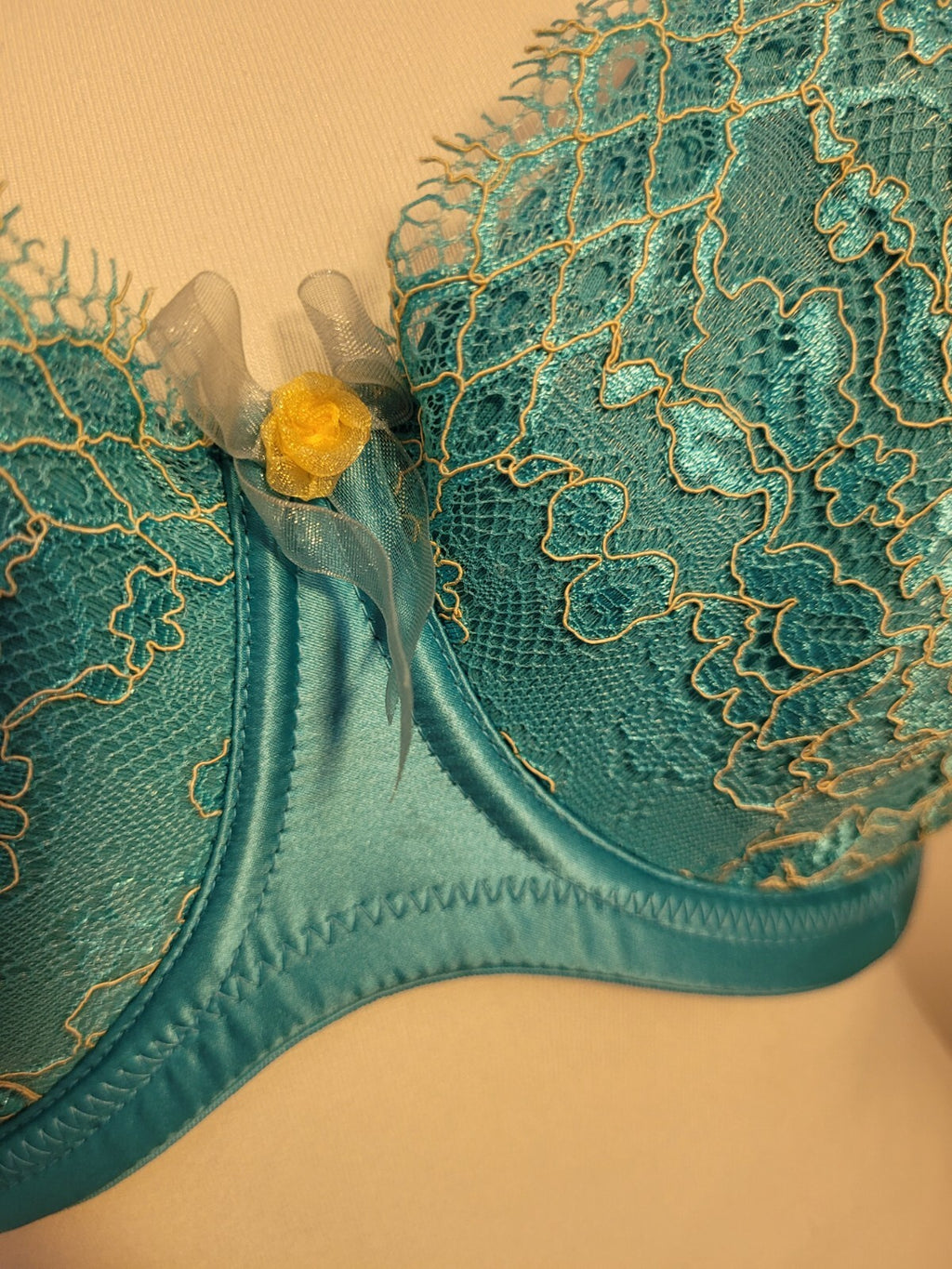 Masquerade Bra 30G Turquoise Balcony Underwired Maia 5221 BNWT