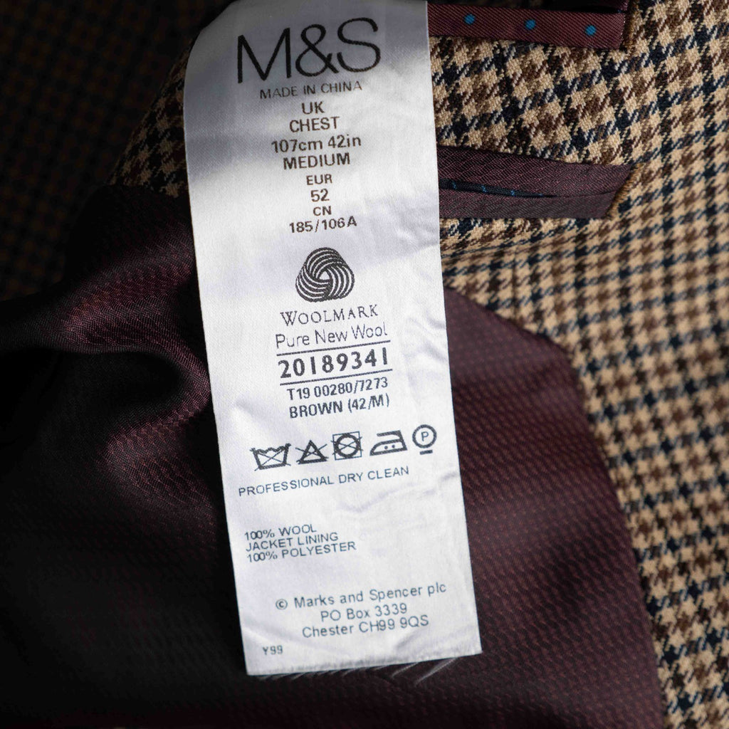 M&amp;S Collection Tweed Jacket C 54cm L 73cm Pre-Owned