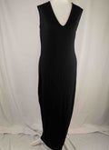 Pretty Little Thing Size 16 Long Black Dress New With Tag