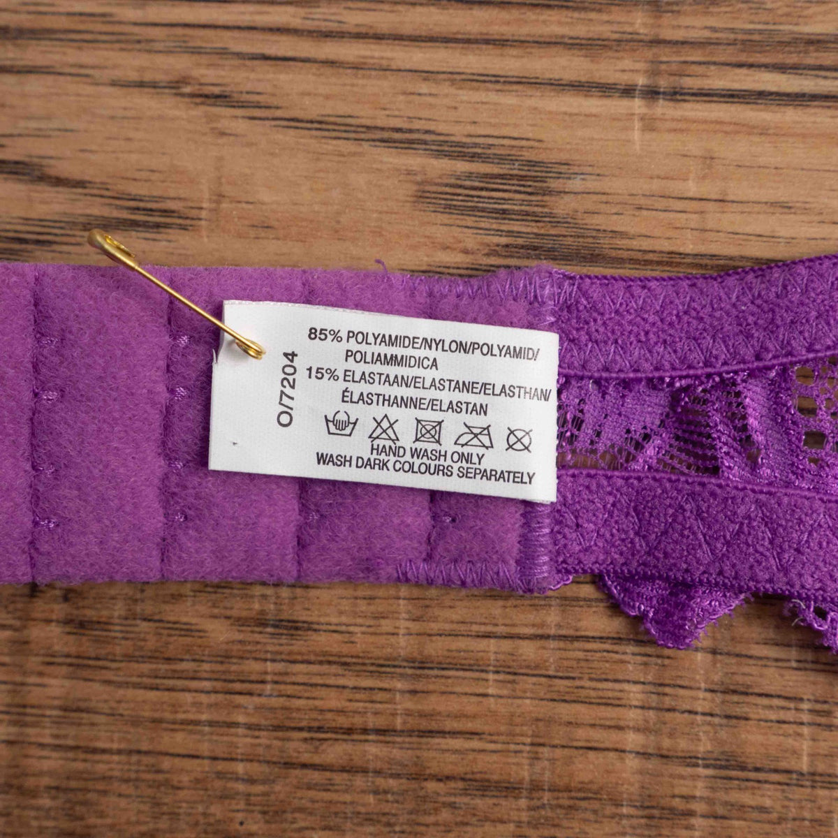 After Eden Bra 38B Purple Balconette  Underwired  Padded  BNWT