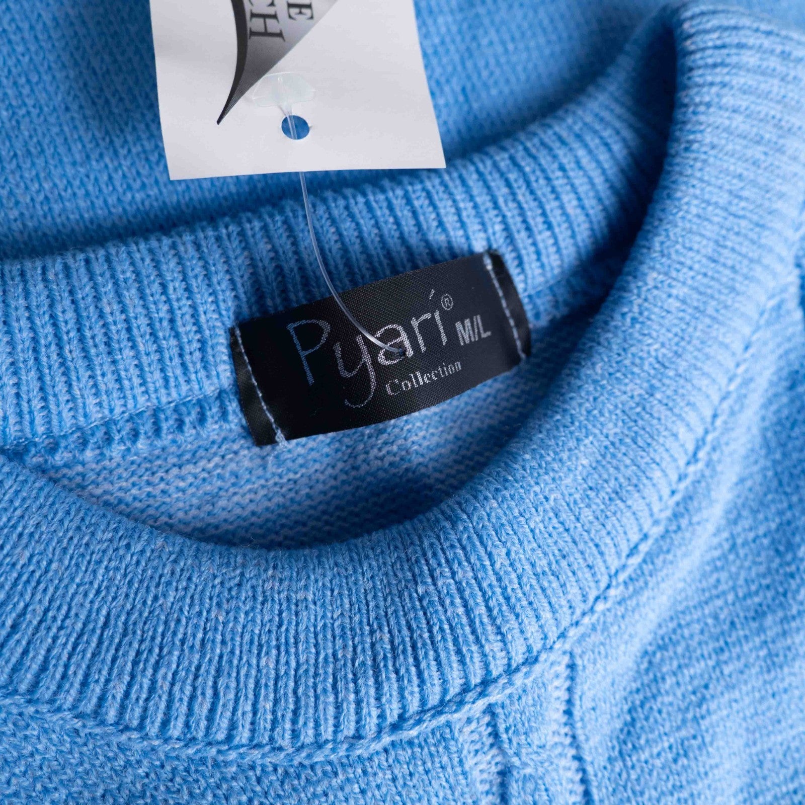 Pyari Collection Blue Line Short Sleeve M/L Jumper New With Tag