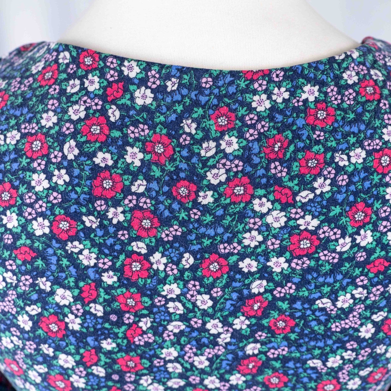 Joules Blue Floral Long Sleeve 8 Dress Pre-Owned
