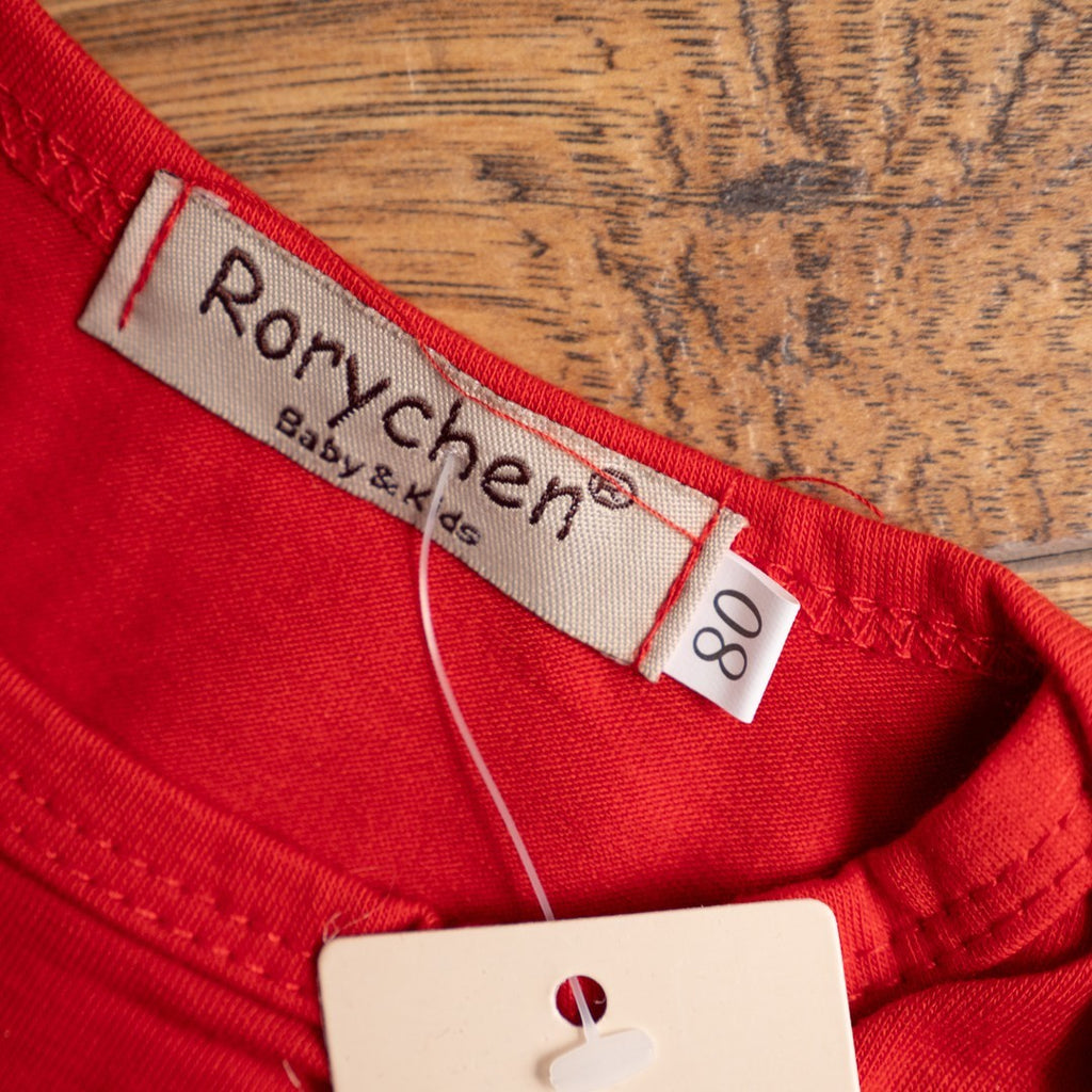 Rorychen Red/White 'My First Christmas' 80cm Babygrow &amp; Trousers Set NWT