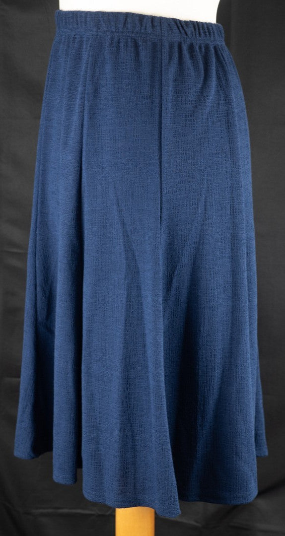 Monqiue Collection Navy Non Patterned Size M/L Skirt New With Tag