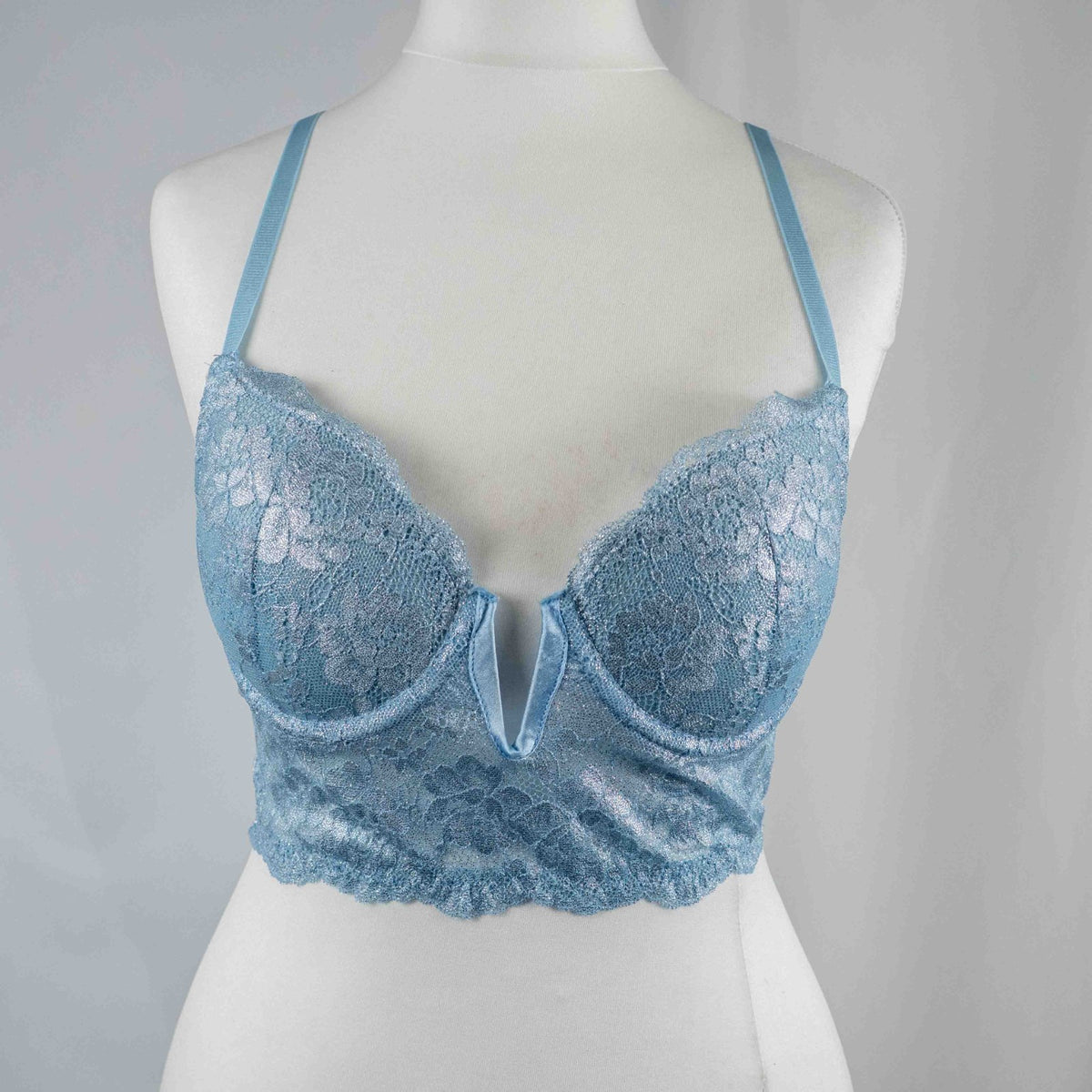 Forever 21 Blue Floral Wired and Padded Bralette Size S | NWT RRP $17.99