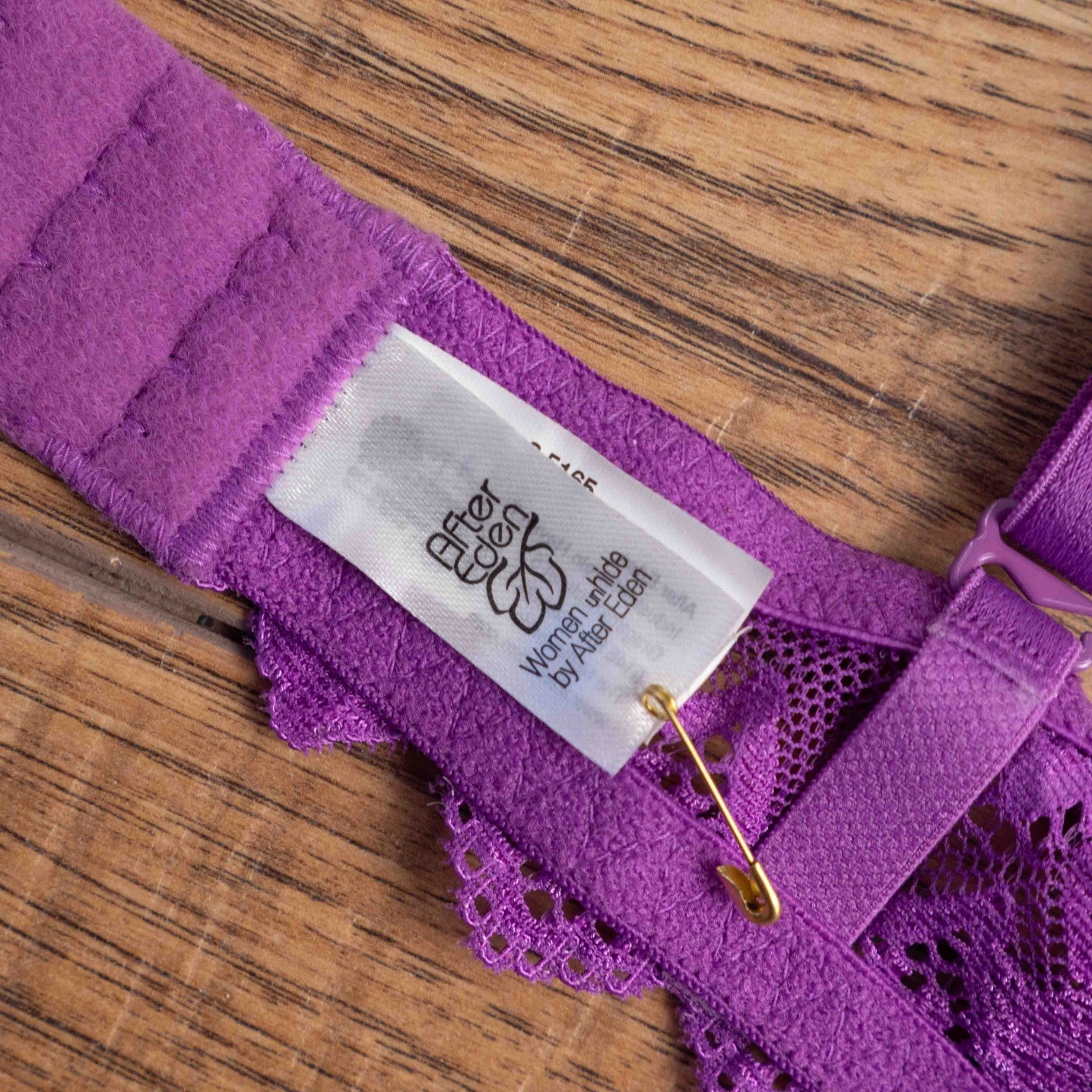 After Eden Bra 38B Purple Balconette  Underwired  Padded  BNWT