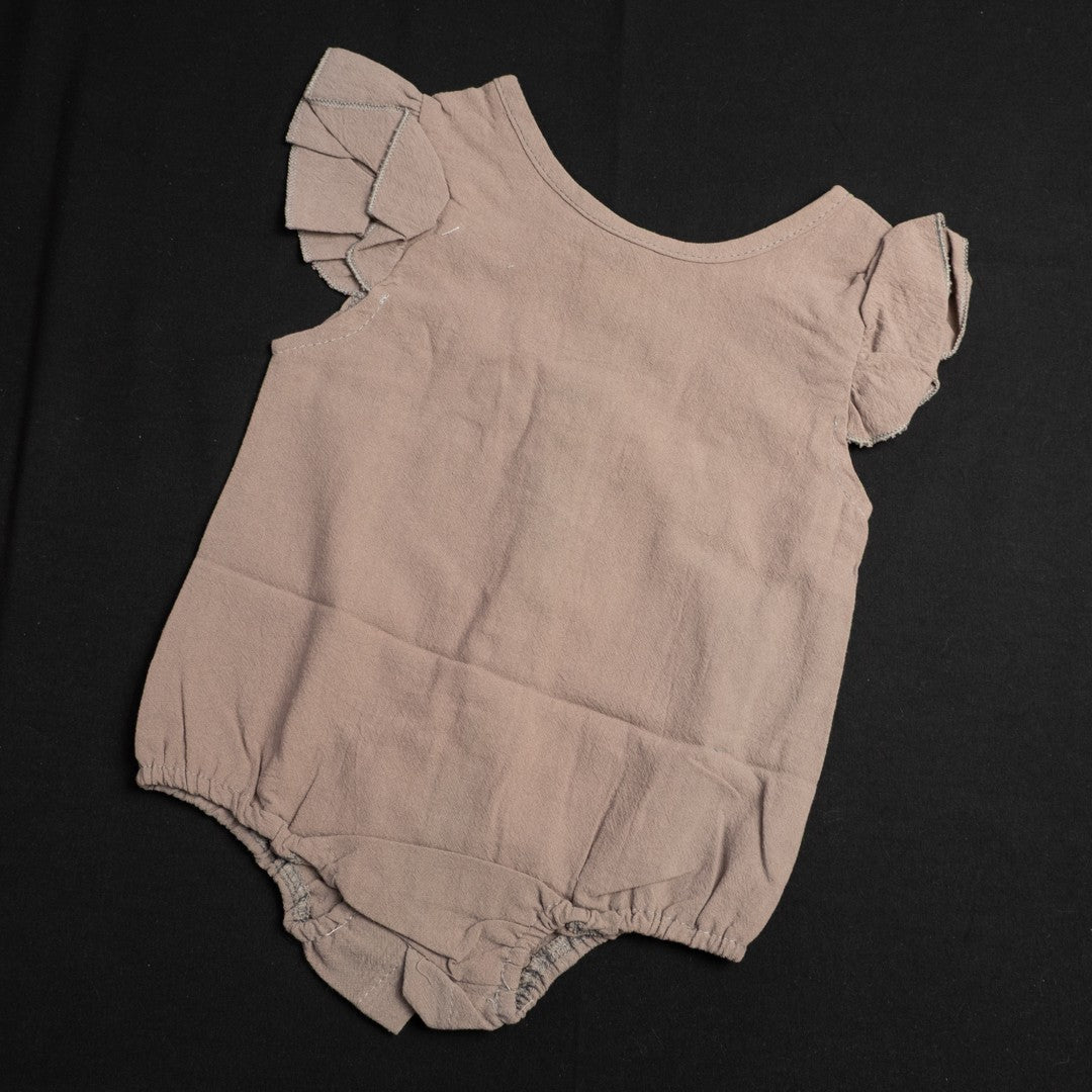 Pink White and Brown Buttoned Baby Grow Set x3 New In Packaging