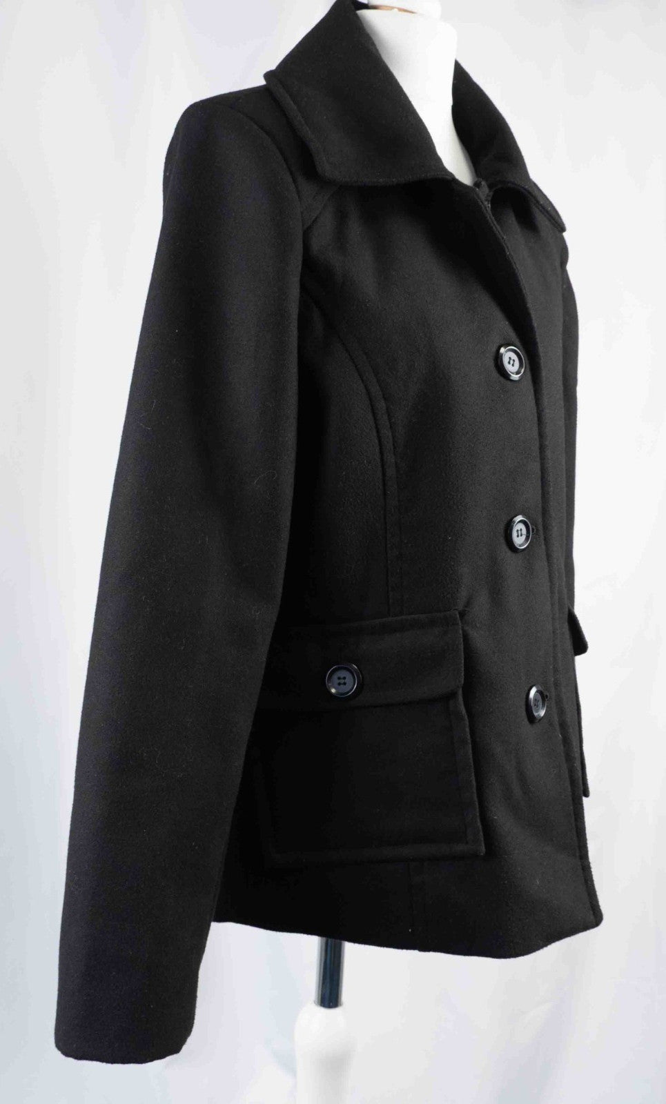 TG Black Long Sleeve 12 Coat Pre-Owned