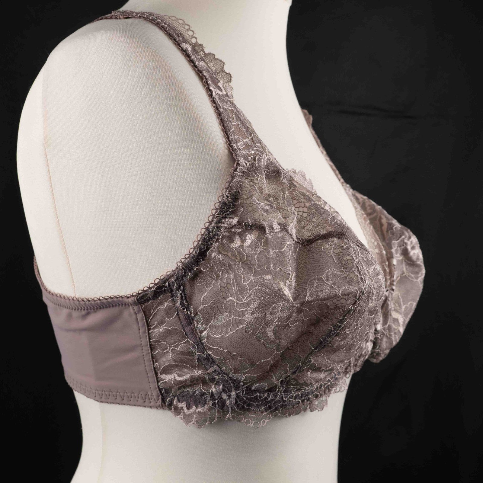 Pretty Secrets Ella Plum Floral Non Padded Non Wired 42B Bra New In Packaging