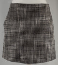 Papaya Black &amp; White Square Mini Skirt Size 10 Pre-Owned