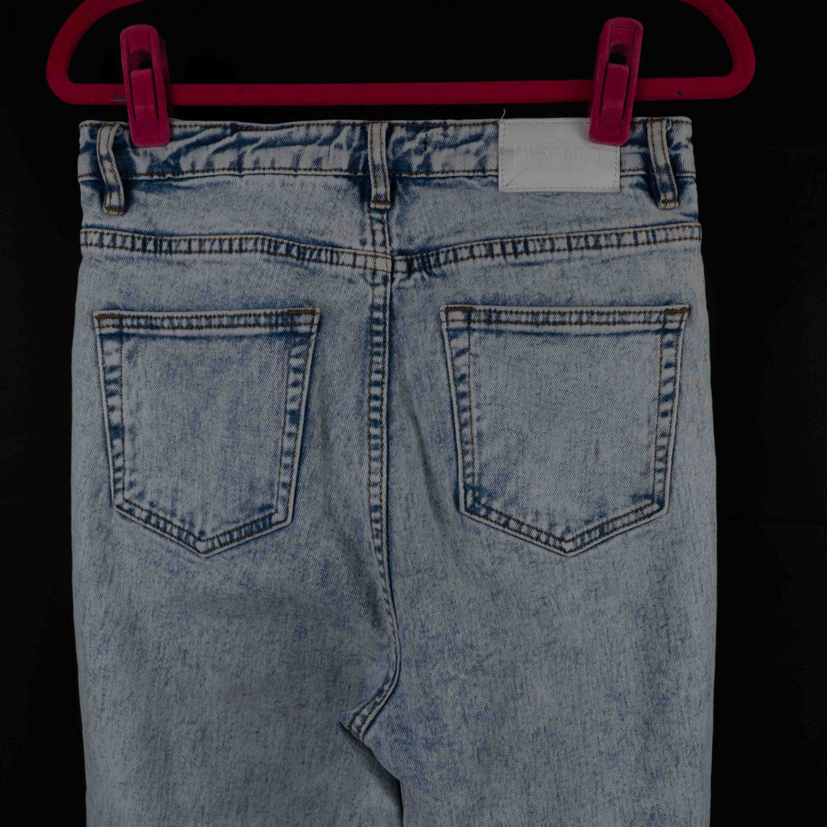 Missguided Riot Blue High Rise 8R Jeans Pre-Owned