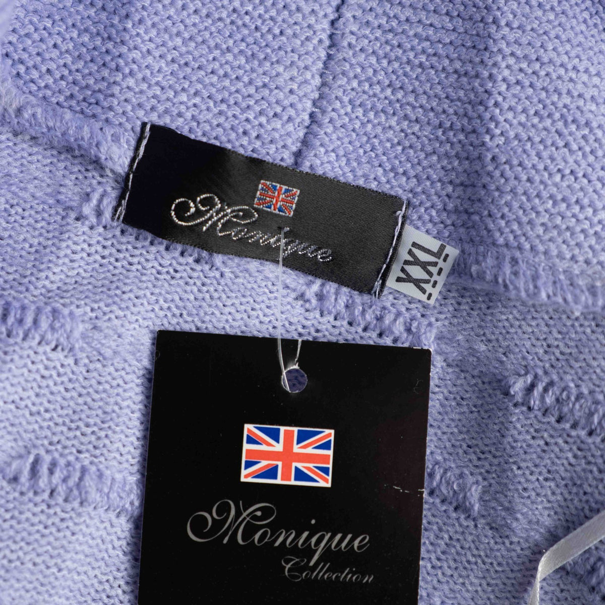 Monique Collection Lilac Line Pattern XXL Cardigan New With Tag RRP £19.00