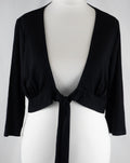 M&amp;S Black Non Patterned Non Buttoned Size 12 Top Pre-Owned