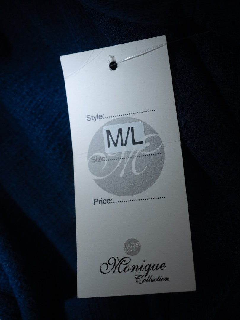 Monqiue Collection Navy Non Patterned Size M/L Skirt New With Tag