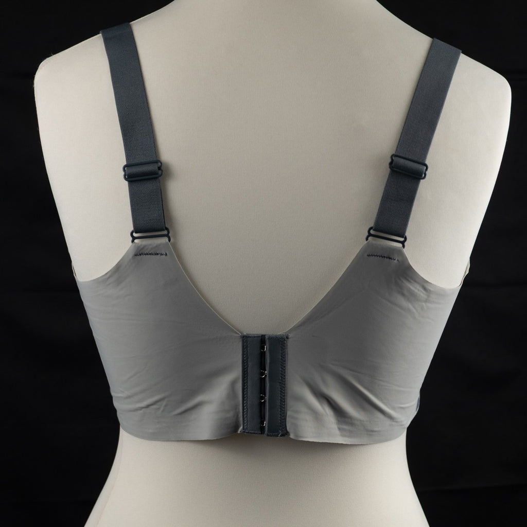 Grey Padded Non Wired No Patterned Prosthetic 5XL Bra New In Packaging