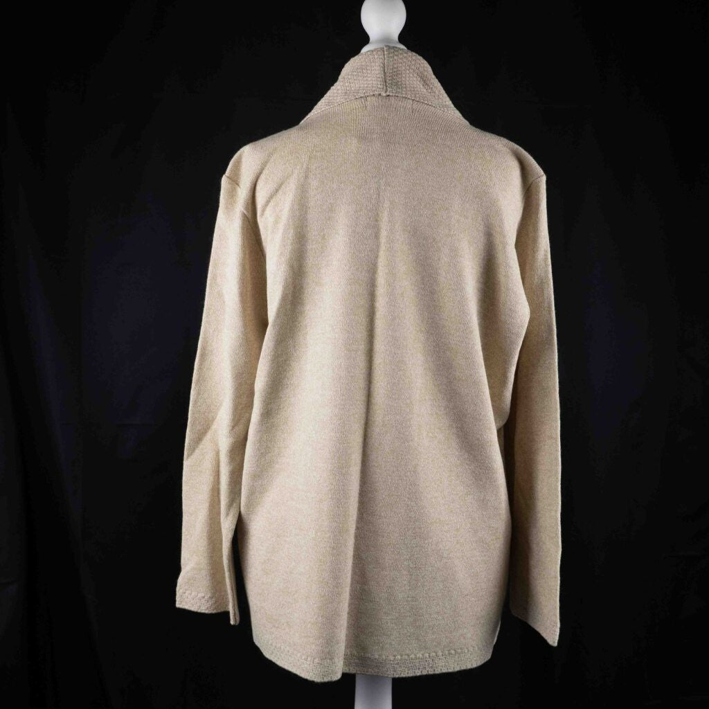 Monique Collection Beige Cardigan Size M/L NWT