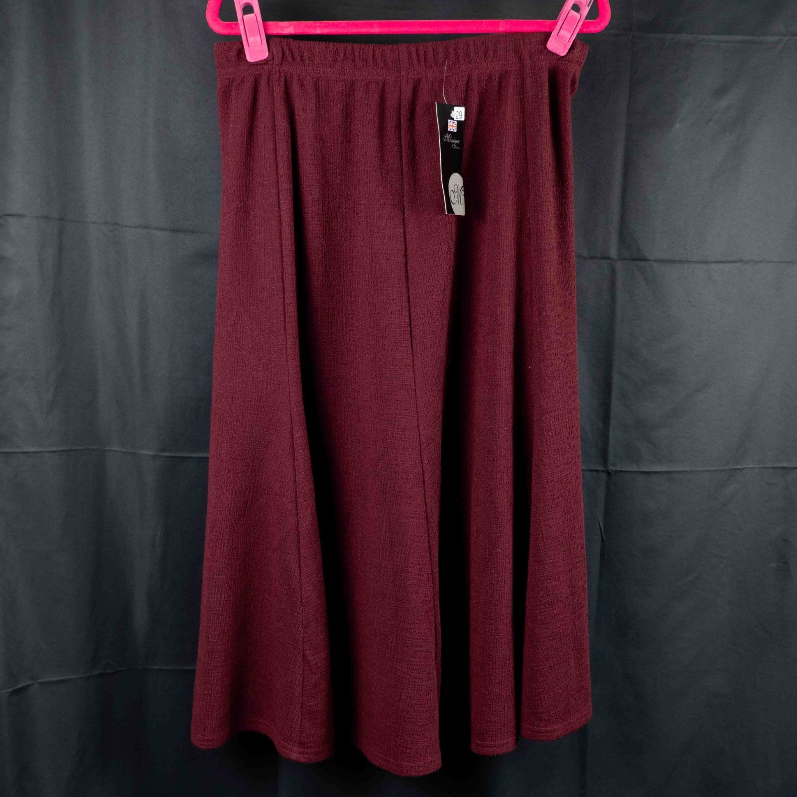 Monique Collection Dark Red L/XL Skirt New With Tag RRP £19.00