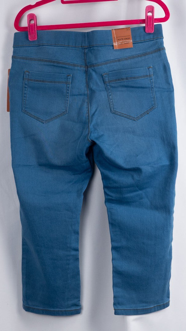 Kate Crop 365 Denim Blue 12 Skinny Jean New With Tags RRP £14.00