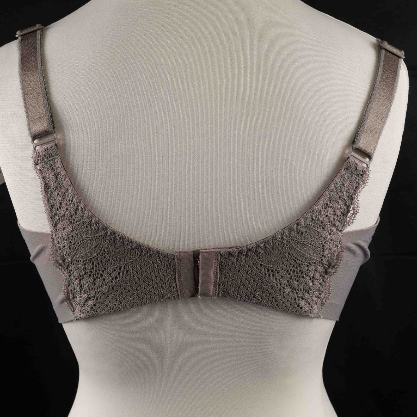 Triumph Brown Wired Padded Floral Stripe 40DD Bra New With Tag