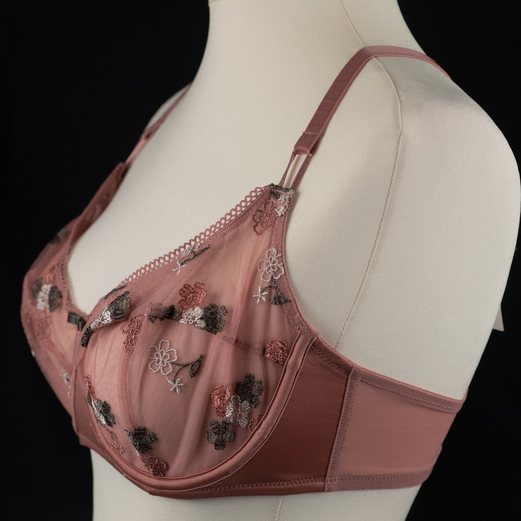 TU Lingerie Pink Floral Underwired Non Padded 38C Bra New With Tag RRP £14.00