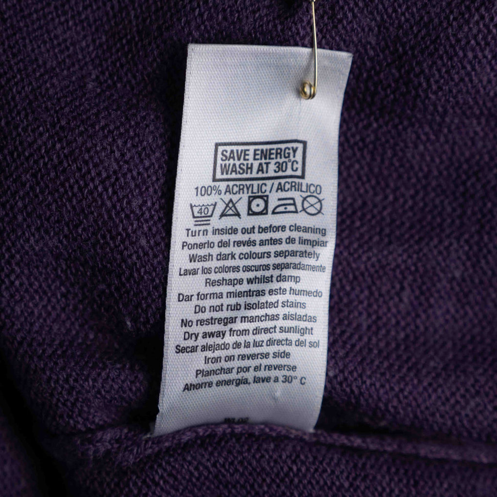 Wallis Purple Long Sleeve Large Dress Pre-Owned