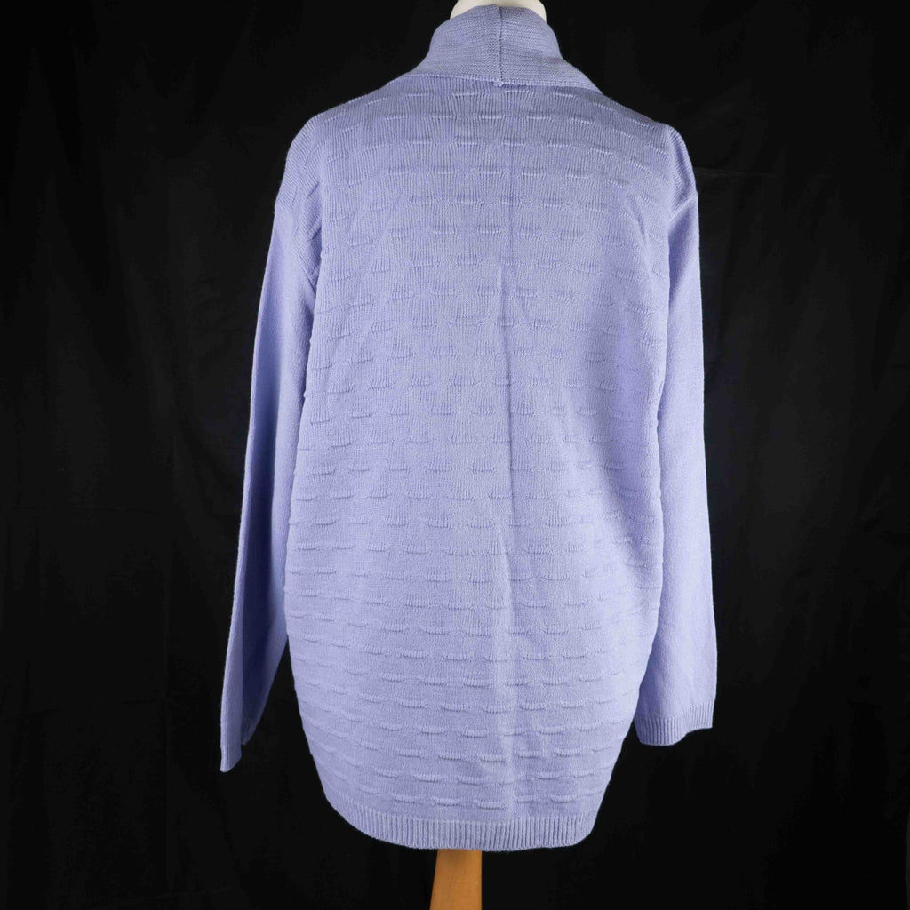 Monique Collection Lilac Line Pattern XXL Cardigan New With Tag RRP £19.00