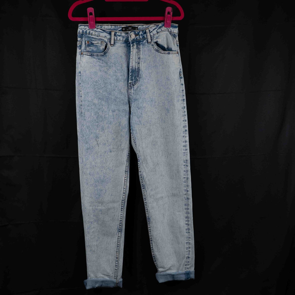 Missguided Riot Blue High Rise 8R Jeans Pre-Owned