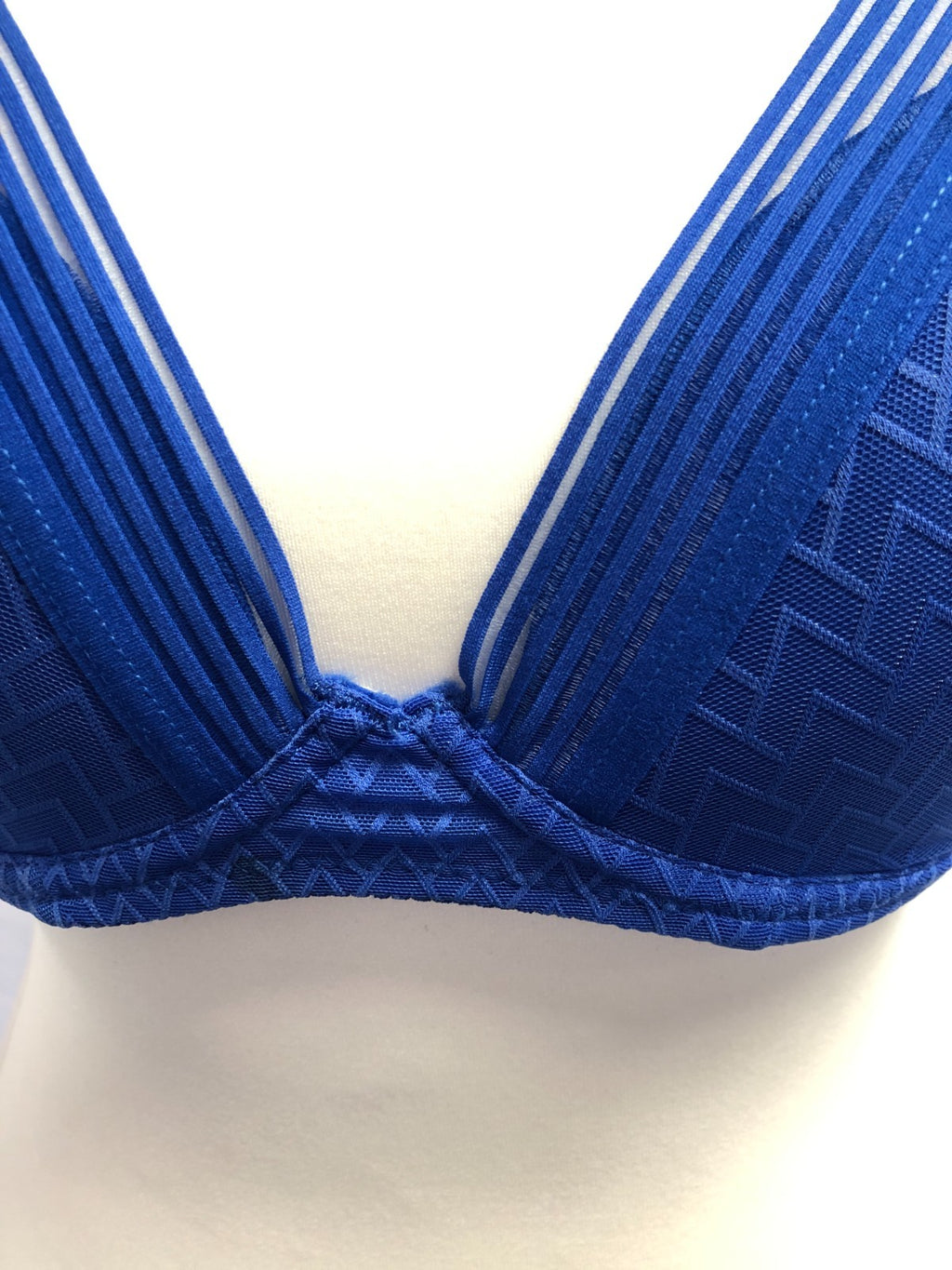Bra Passionata 32DD Blue Patterned Underwired  BNWT