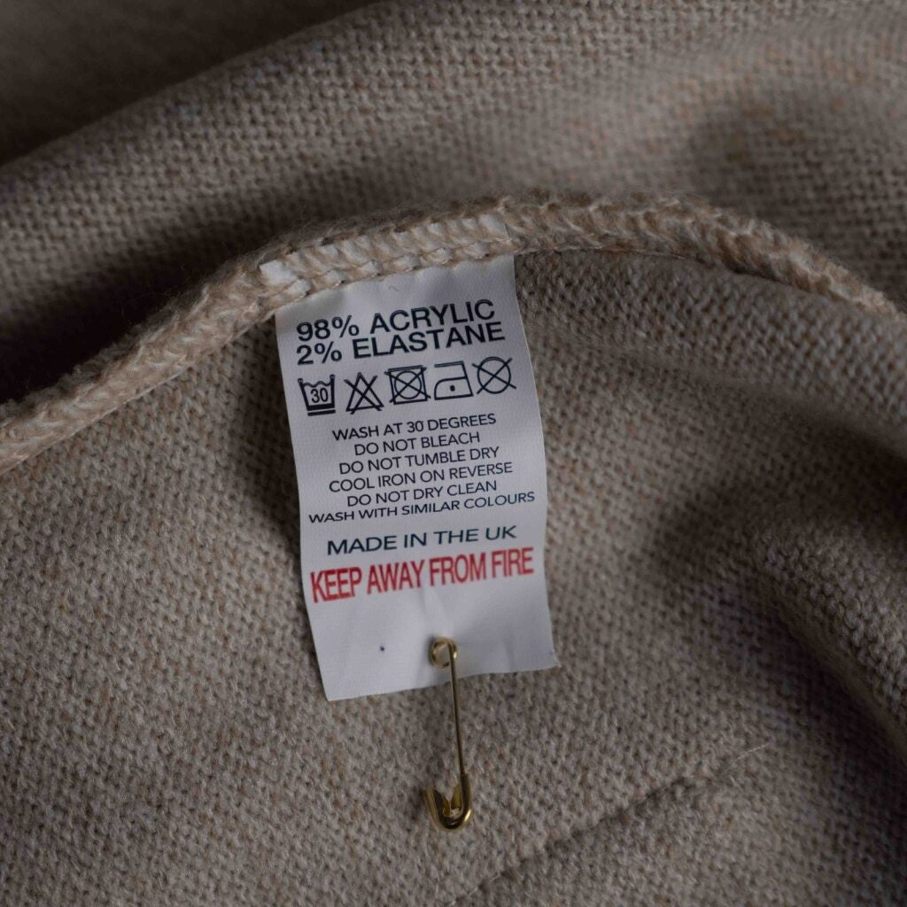 Monique Collection Beige Cardigan Size M/L NWT